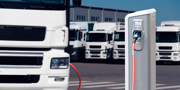 Electric truck charging