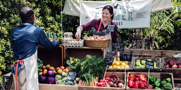 farmers market stand