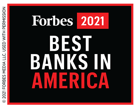 Forbes 2021 Best Banks in America